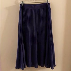 J Crew pleated midi skirt